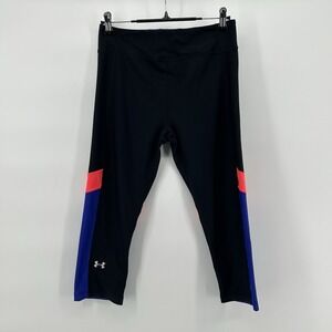 Under Armour HeatGear Alpha Novelty Compression Leggings Womens S Capri Training